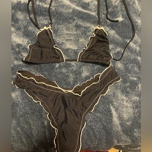 Princess Polly black and white bikini